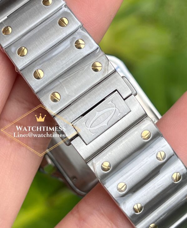 Cartier Santos Two-Tone Yellowgold Ref.W2SA0006 BV Factory - Image 11