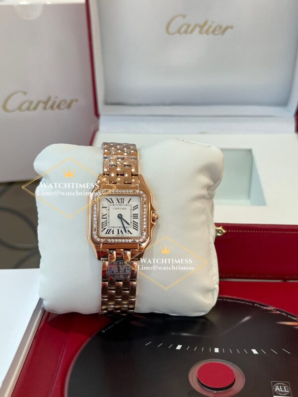 Cartier Panthere Diamond Rosegold Ladies BV Factory - Image 6