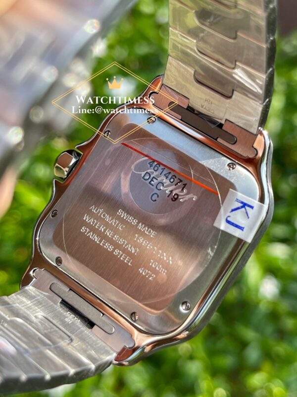 ️Cartier Santos De Cartier 39mm. Ref.WSSA0029 BV Factory - Image 9