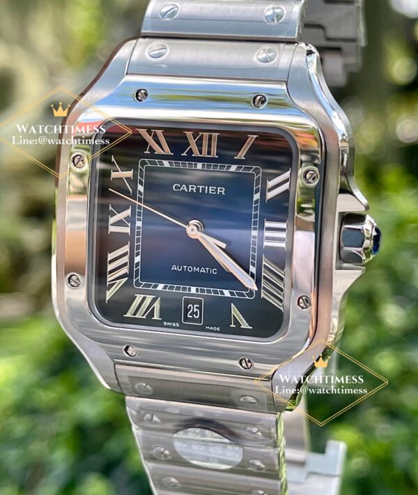 ️Cartier Santos De Cartier Blue 39.8 mm. BV Factory - Image 6