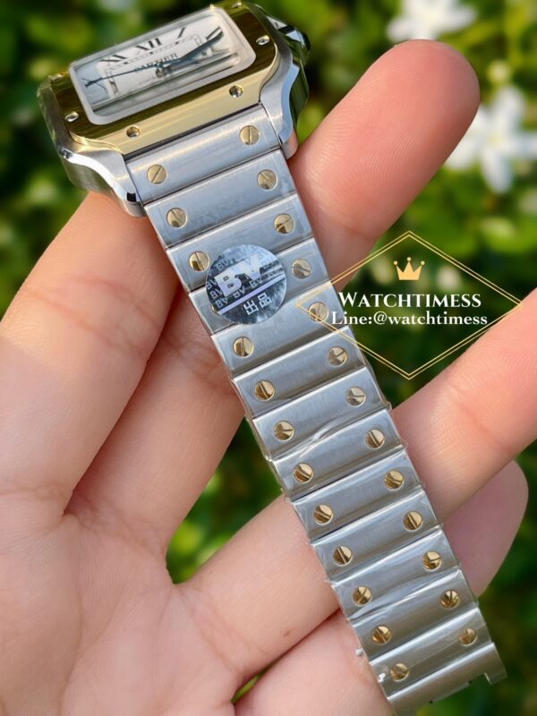 Cartier Santos 35mm. Two-Tone Yellowgold Ref.W2SA0006 BV Factory - Image 5
