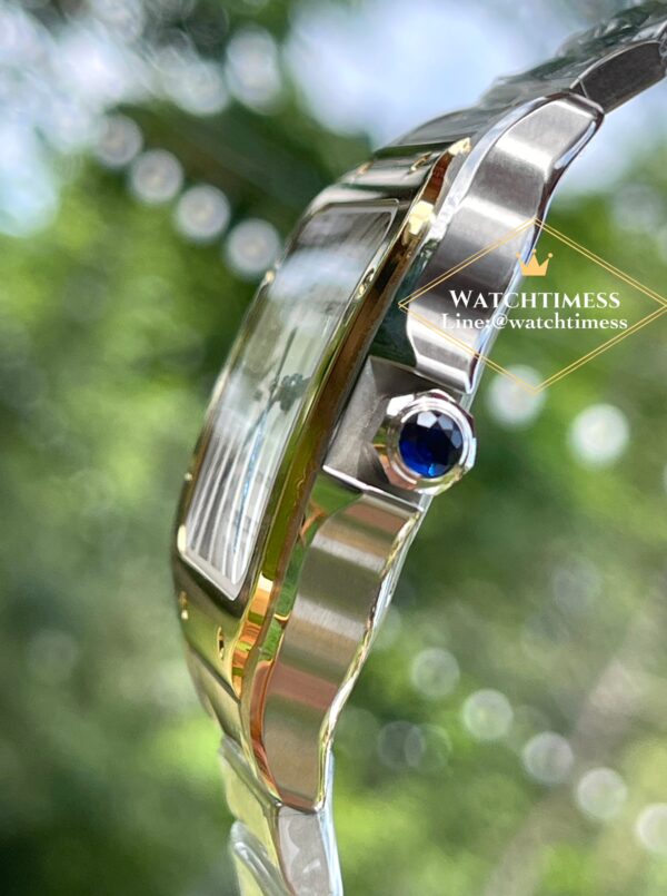 Cartier Santos Two-Tone Yellowgold Ref.W2SA0006 BV Factory - Image 6