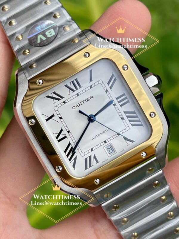 Cartier Santos Two-Tone Yellowgold Ref.W2SA0006 BV Factory