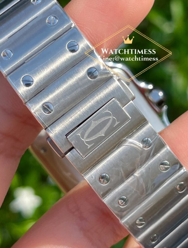 ️Cartier Santos De Cartier 39mm. Ref.WSSA0029 BV Factory - Image 10