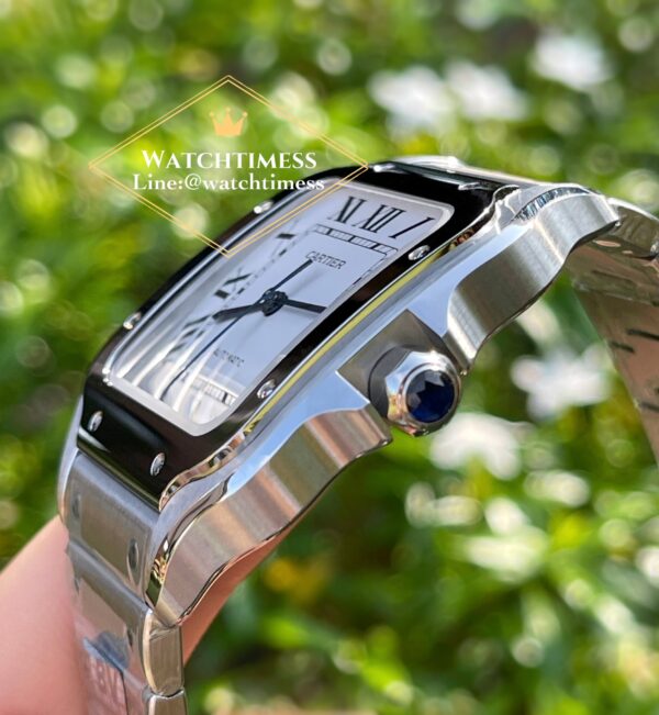 ️Cartier Santos De Cartier 39mm. Ref.WSSA0029 BV Factory - Image 7