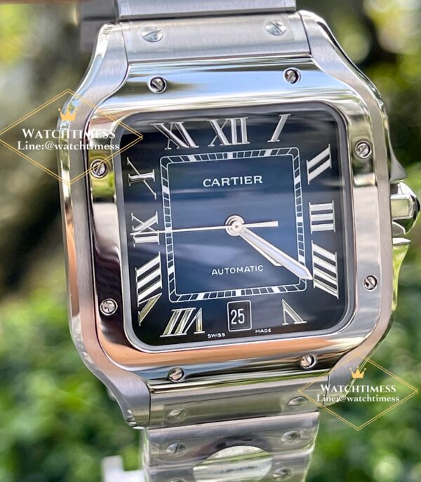 ️Cartier Santos De Cartier Blue 39.8 mm. BV Factory - Image 9