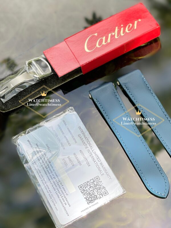 ️Cartier Santos De Cartier Blue 39.8 mm. BV Factory - Image 4