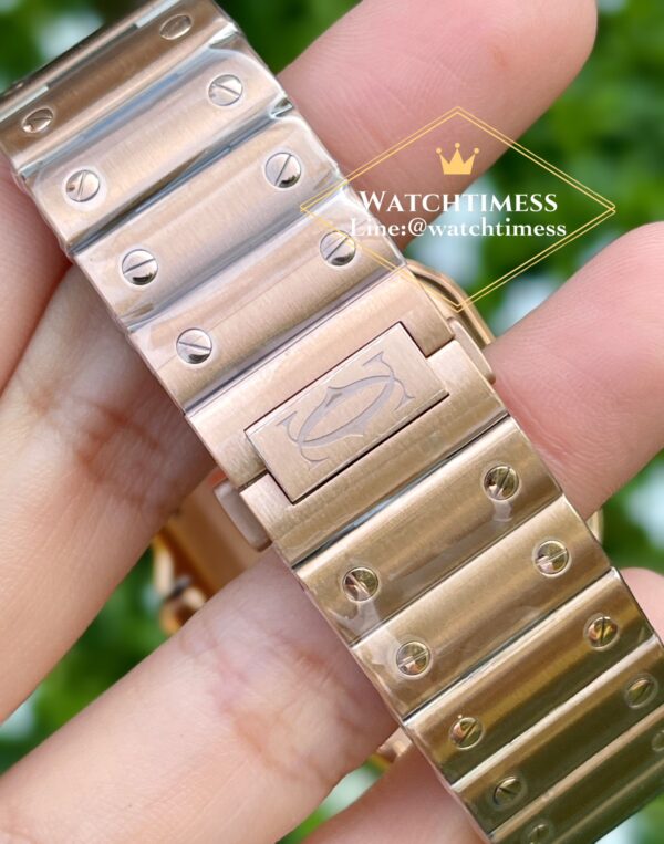 Cartier Santos Full Rosegold 39.8mm. Ref.WGSA0007 BV Factory - Image 12
