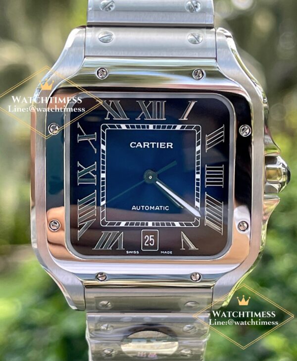 ️Cartier Santos De Cartier Blue 39.8 mm. BV Factory - Image 8