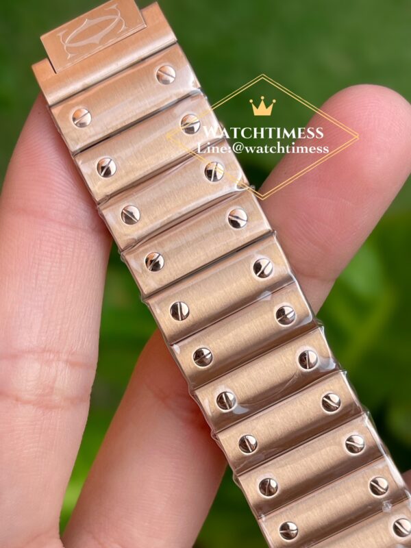 Cartier Santos Full Rosegold 39.8mm. Ref.WGSA0007 BV Factory - Image 11
