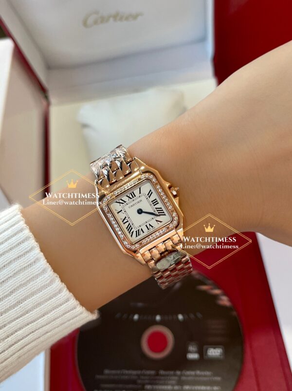 Cartier Panthere Diamond Rosegold Ladies BV Factory - Image 3