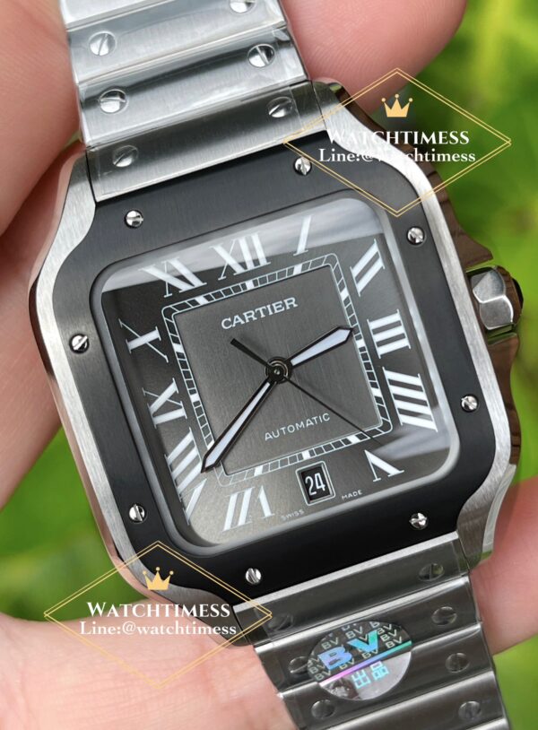 Cartier Santos De Cartier Grey Large Ref.WSSA0037 BV Factory - Image 2