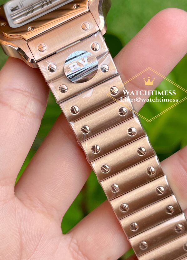 Cartier Santos Full Rosegold 39.8mm. Ref.WGSA0007 BV Factory - Image 10