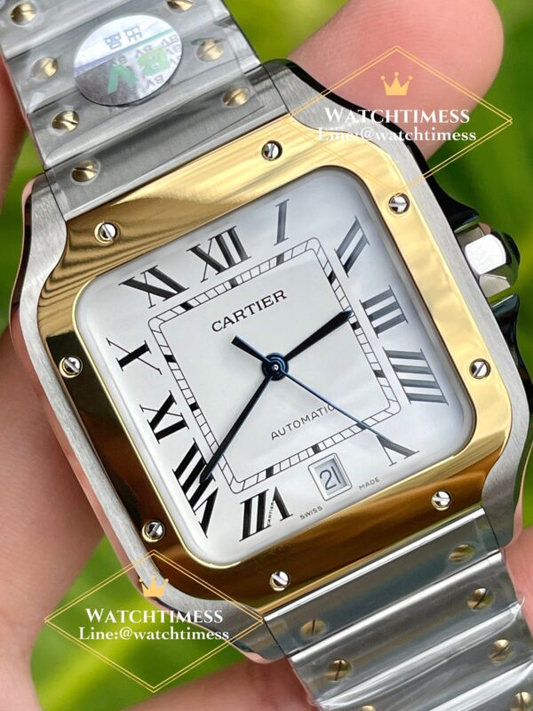 Cartier Santos Two-Tone Yellowgold Ref.W2SA0006 BV Factory - Image 3