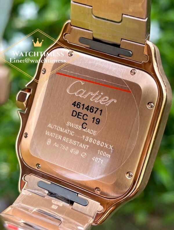 Cartier Santos Full Rosegold 39.8mm. Ref.WGSA0007 BV Factory - Image 14