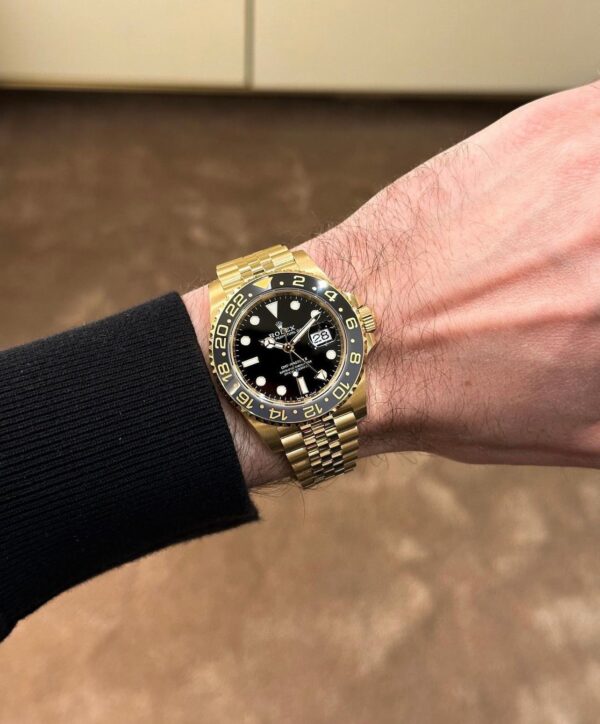Rolex GMT-Master II “Black-Grey”Yellowgold Twotone Jubilee Ref.126718grnr Clean v3 Factory - Image 5