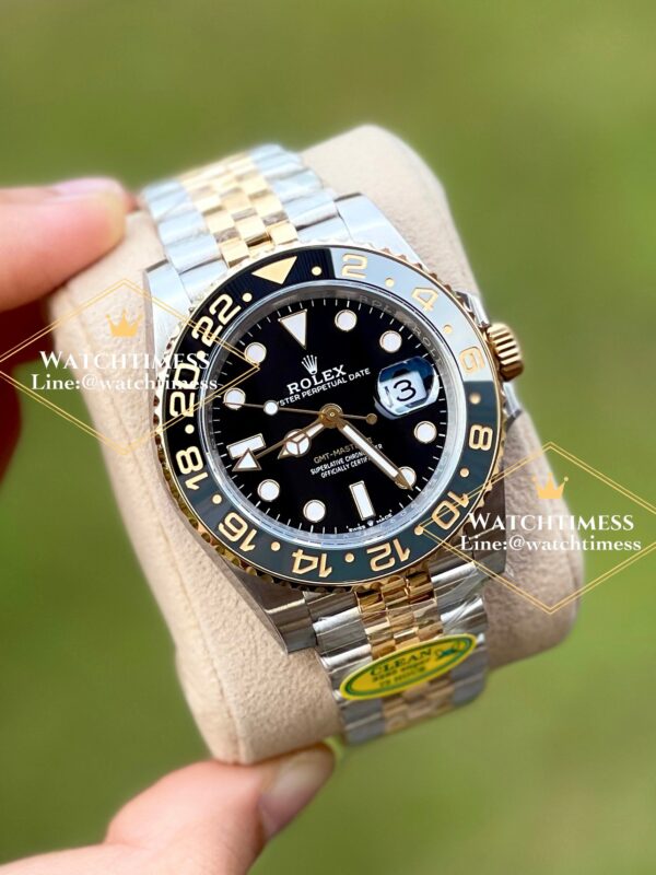 Rolex GMT-Master II “Black-Grey”Yellowgold Twotone Jubilee Ref.126713grnr Clean v3 Factory - Image 3