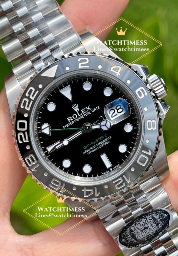 Rolex GMT Master II Black/Grey ‘Bruce Wayne’ Clean v.3 Factory Ref.126710GRNR ( New2024 )