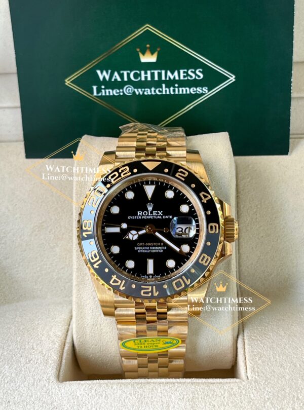 Rolex GMT-Master II “Black-Grey”Yellowgold Twotone Jubilee Ref.126718grnr Clean v3 Factory - Image 3