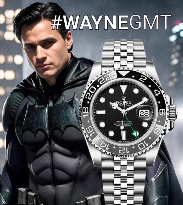 Rolex GMT Master II Black/Grey ‘Bruce Wayne’ Clean v.3 Factory Ref.126710GRNR ( New2024 ) - Image 7