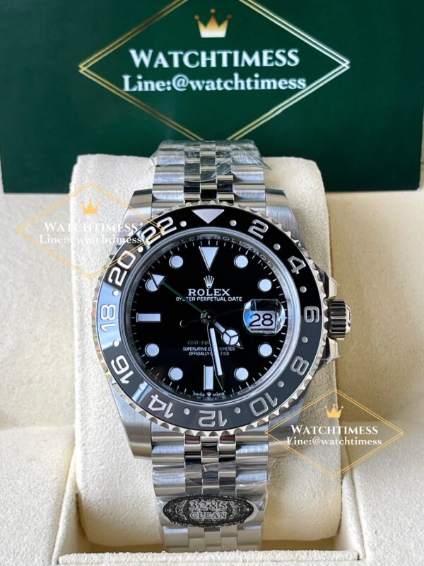 Rolex GMT Master II Black/Grey ‘Bruce Wayne’ Clean v.3 Factory Ref.126710GRNR ( New2024 ) - Image 3