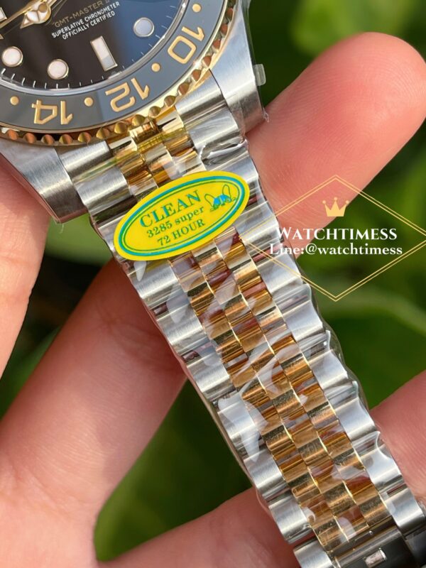 Rolex GMT-Master II “Black-Grey”Yellowgold Twotone Jubilee Ref.126713grnr Clean v3 Factory - Image 9