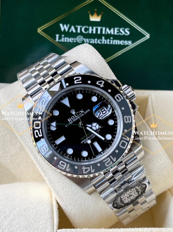 Rolex GMT Master II Black/Grey ‘Bruce Wayne’ Clean v.3 Factory Ref.126710GRNR ( New2024 ) - Image 4