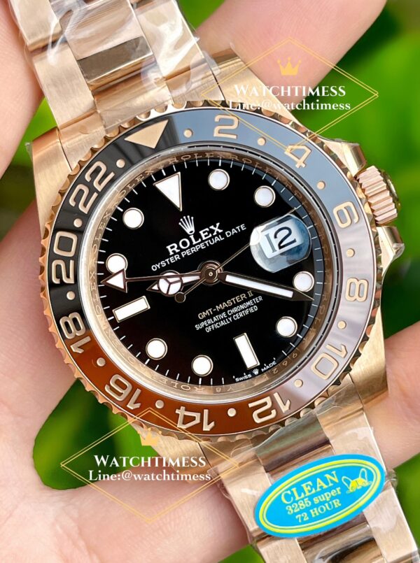 Rolex GMT Master II “Rootbeer”Full Rosegold Ref.126711 Clean v.3 Factory