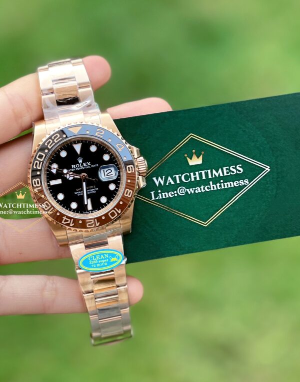 Rolex GMT Master II “Rootbeer”Full Rosegold Ref.126711 Clean v.3 Factory - Image 4