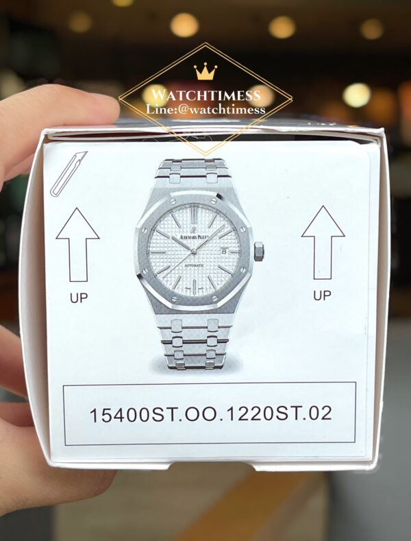 ️AP Royal Oak 41mm. Silver Dial Ref.15400ST ZF Factory  1:1 Best Edition - Image 8