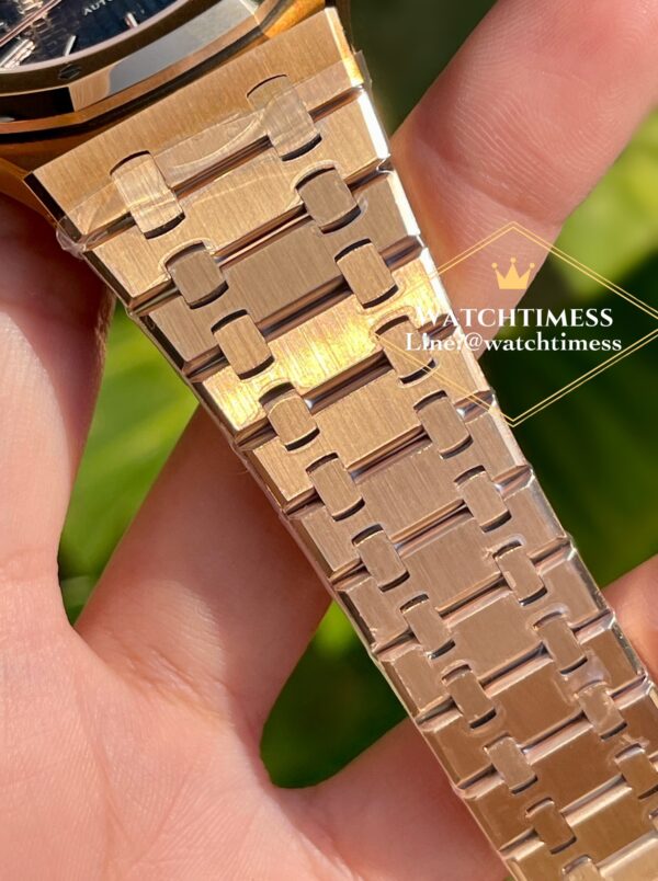 AP ROYAL OAK 41mm. Rosegold Blue Dial Ref.15400OR ZF Factory 1: 1 Best Edition - Image 6