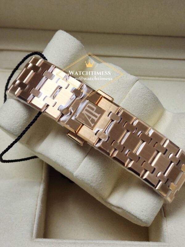 Audemars Piguet Royal Oak Selfwinding Rose Gold Black Dial 41mm. 15500OR ZF Factory - Image 5