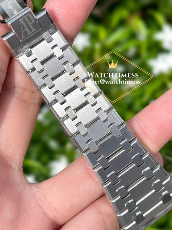 ️AP Royal Oak 41mm. Silver Dial Ref.15400ST ZF Factory  1:1 Best Edition - Image 7