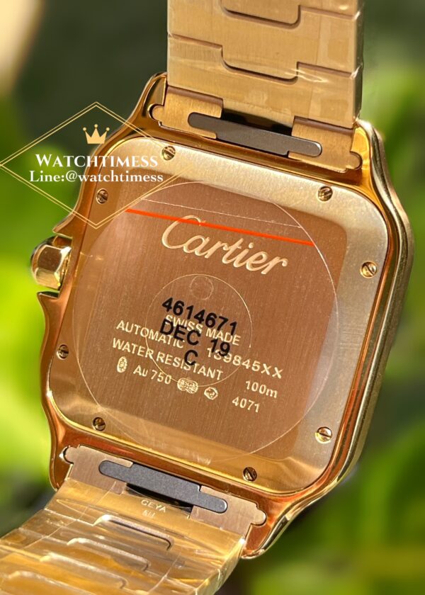 Cartier Santos Full Yellowgold 39.8mm. Ref.WGSA0029 BV Factory - Image 10