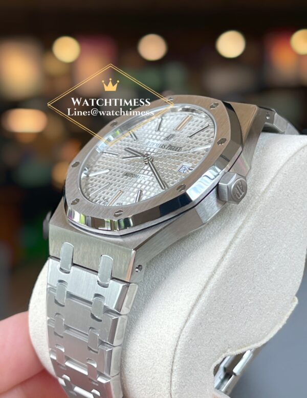 ️AP Royal Oak 41mm. Silver Dial Ref.15400ST ZF Factory  1:1 Best Edition - Image 5