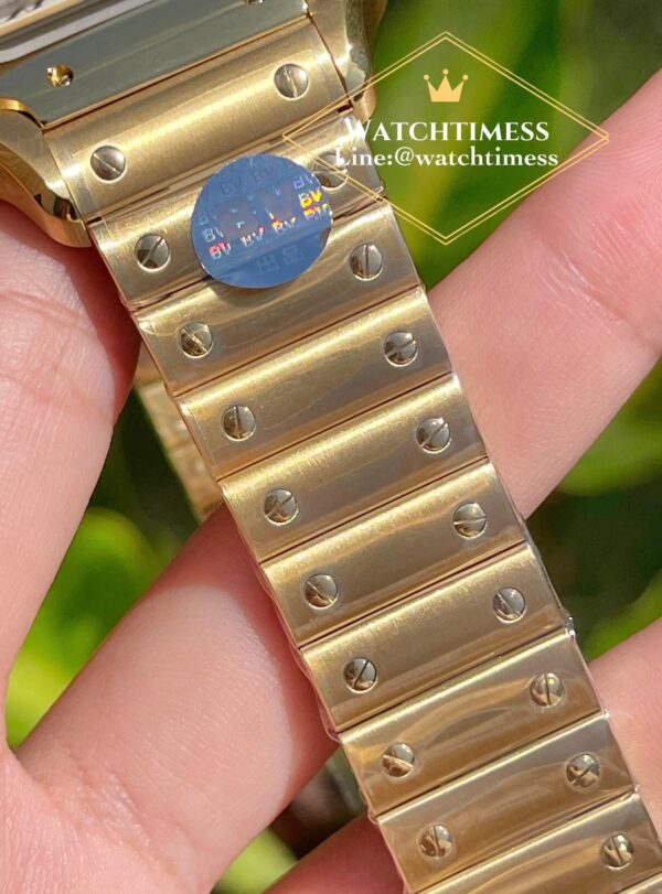 Cartier Santos Full Yellowgold 39.8mm. Ref.WGSA0029 BV Factory - Image 7