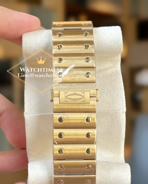 Cartier Santos Full Yellowgold 39.8mm. Ref.WGSA0029 BV Factory - Image 9