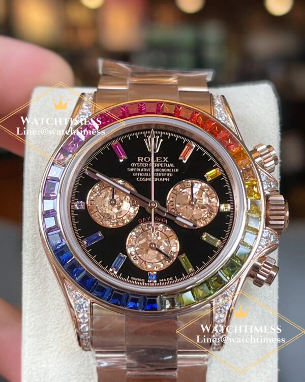 Rolex Daytona Rainbow 40mm. Ref.116595RBOW SH4130 ZF Factory - Image 6