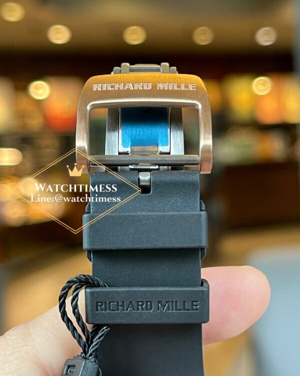 ️Richard Mille RM11-03 Rosegold Black Rubber KU Factory - Image 9