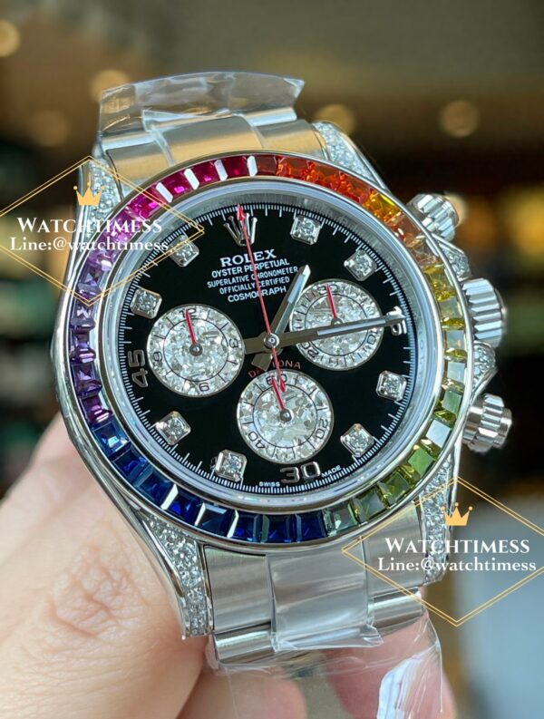 Rolex Daytona Rainbow 40mm. Ref.116599BOW SH4130 Zf factory - Image 4
