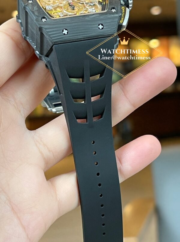 Richard Mille RM11-03 Black Carbon Fiber Rubber KU Factory - Image 7