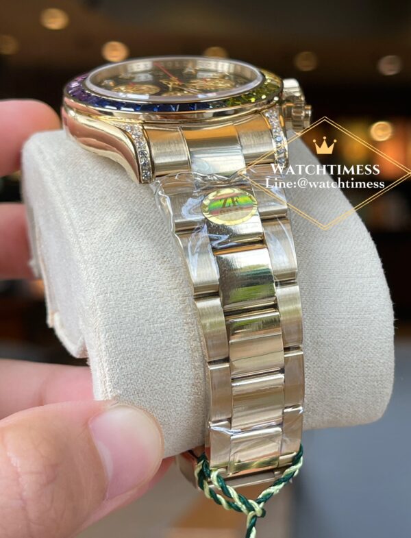 Rolex Daytona Rainbow 40mm. Ref.116598RBOW Yellow Gold SH4130 ZF Factory - Image 6