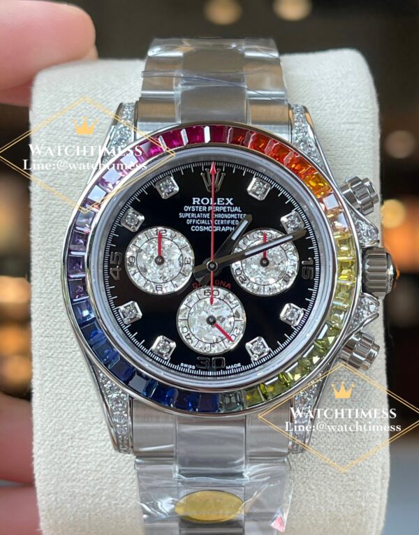 Rolex Daytona Rainbow 40mm. Ref.116599BOW SH4130 Zf factory - Image 5