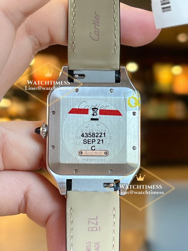 Cartier Santos Dumont Twotone Rosegold 46.6 x 33.9mm. Silver Dial CRW2SA0012 1:1 F1 Factory - Image 10