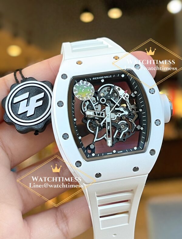 Richard Mille Rm055 Bubba Watson White Ceramic ZF V.2 Factory - Image 4