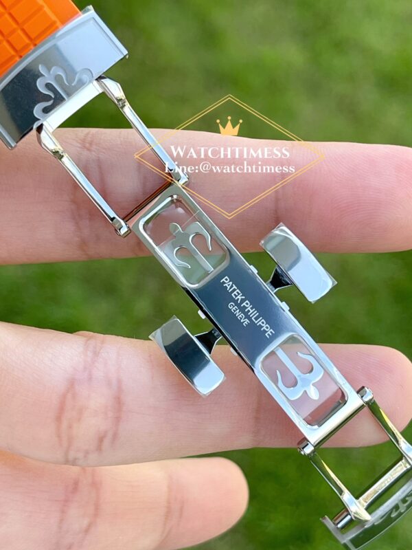 Patek Philippe Aquanaut 5167a Orange Rubber Super Clone330 3K Factory - Image 10