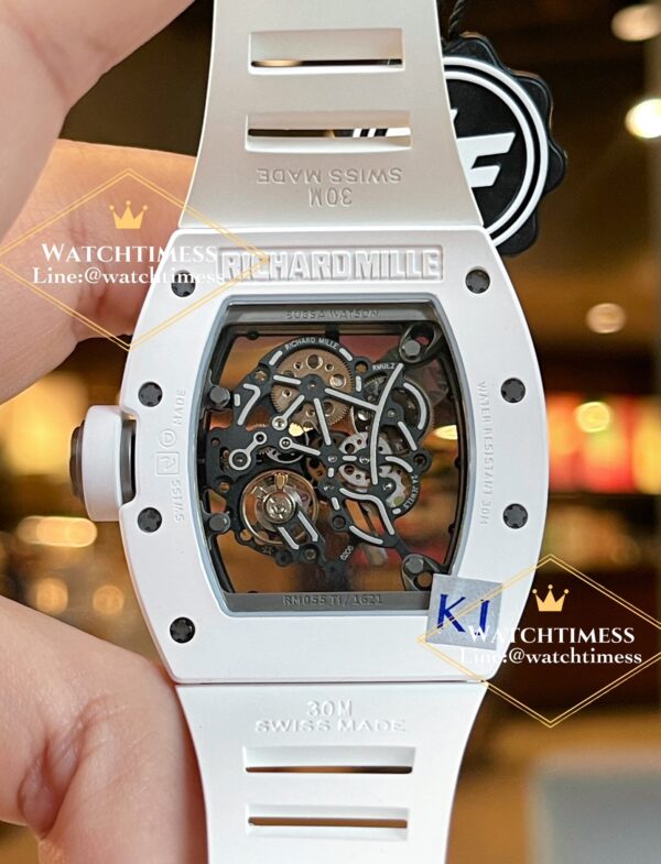 Richard Mille Rm055 Bubba Watson White Ceramic ZF V.2 Factory - Image 9
