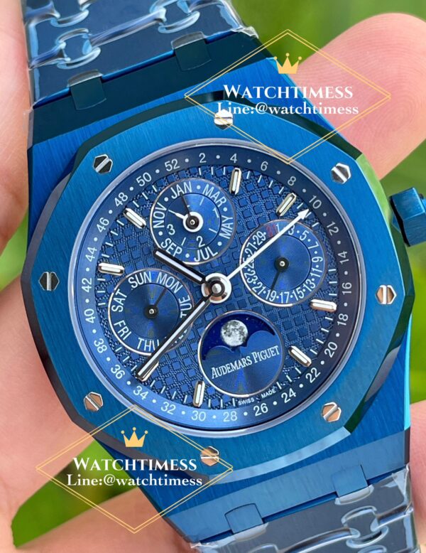 Audemars Piguet Ap.26579CS Royal Oak Perpetual Calendar Blue BBR Factory - Image 5