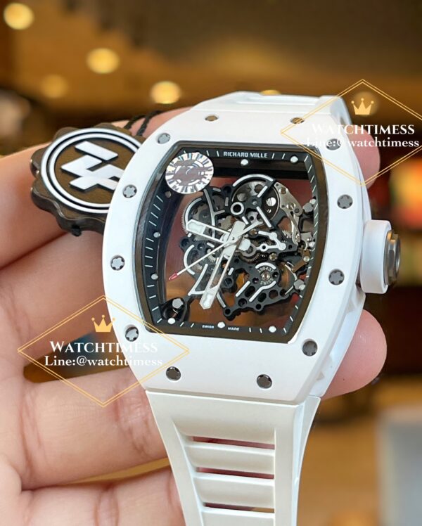 Richard Mille Rm055 Bubba Watson White Ceramic ZF V.2 Factory - Image 3