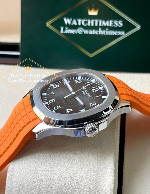 Patek Philippe Aquanaut 5167a Orange Rubber Super Clone330 3K Factory - Image 6